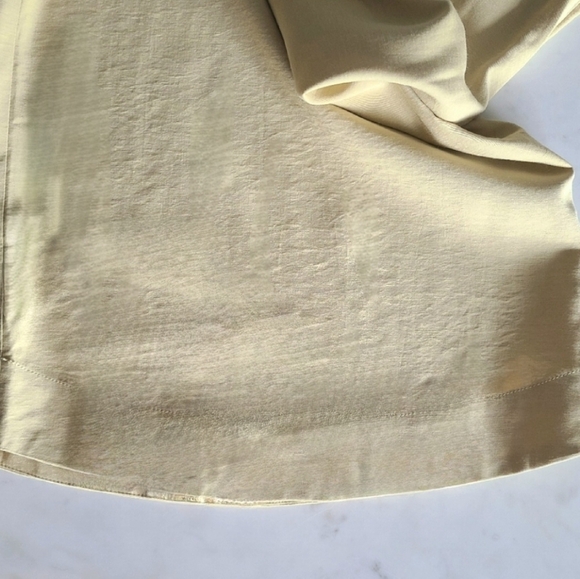 VINCE. Belted Palazzo Cullotes, Size 8, Beige, NWT - Picture 12 of 14